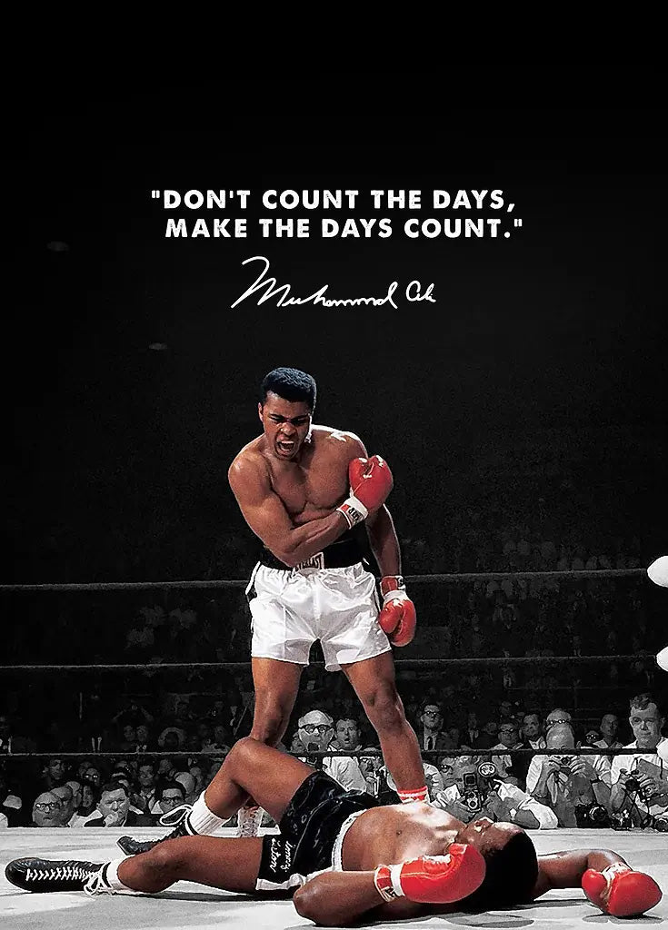 Muhammad Ali metal poster artwork